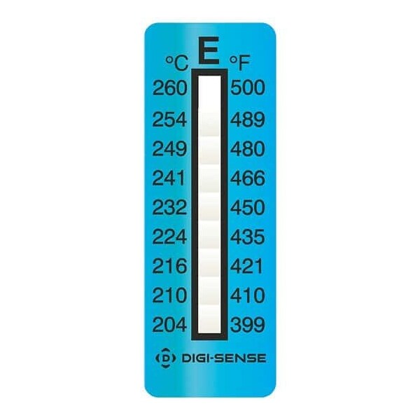 Irreversible 9-Point Vertical Temp, PK 25